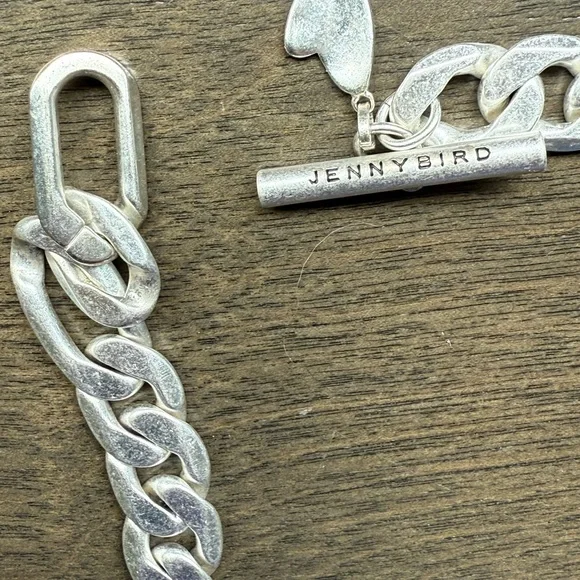Jenny Bird Silver Vera Chain Necklace - Picture 2 of 2